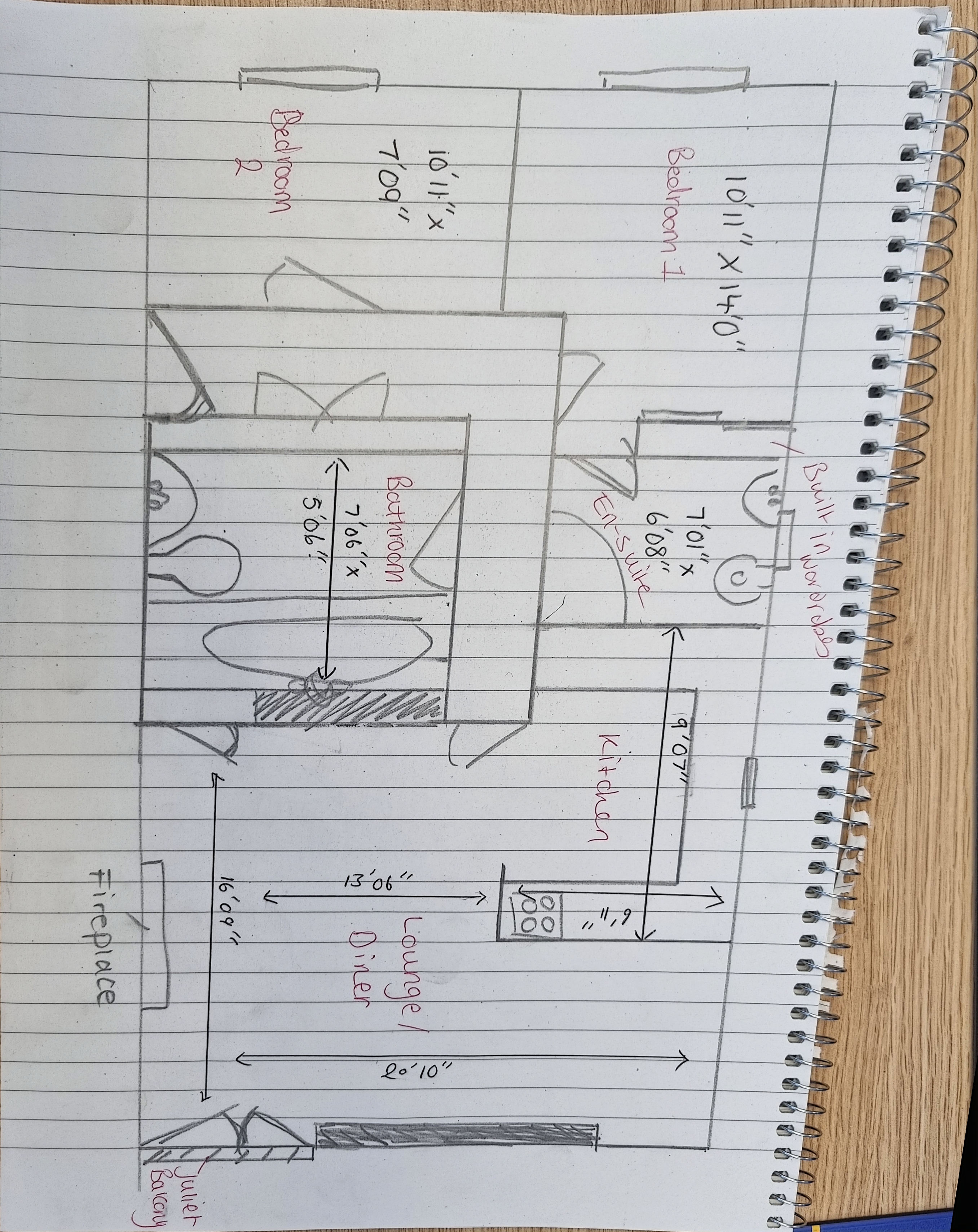 2D Floor Plan before